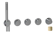 Смеситель для душа Almar Water Control Modular, на 3 потребителя, Polished Gold (E180434.GO)