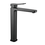 Смеситель для раковины высокий  Raffine F1199H, черный