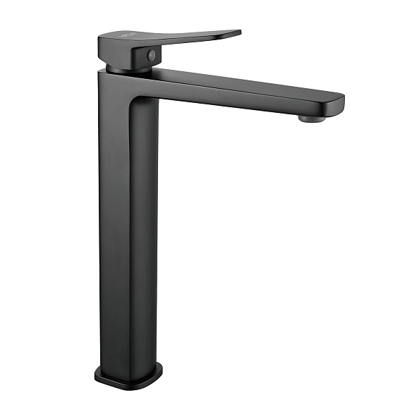 Смеситель для раковины высокий  Raffine F1199H, черный