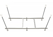 Сборный каркас к ванне Azario Bella 170х80 см шпильки (AV.0023170K)