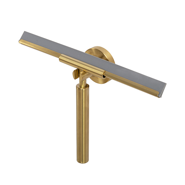 Скребок-водосгон для душевой шторки Cezares Relax, брашированное золото (RELAX-SV-BORO)