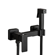 Гигиенический душ со смесителем FRAP F7504-6, черный