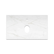 Столешница La Fenice Granite Gray Structural Terra 80 см, белая
