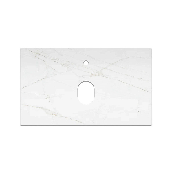 Столешница La Fenice Granite Gray Structural Terra 80 см, белая