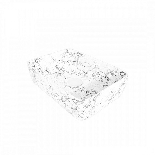 Раковина чаша Maretti UM13NS03-740MR, белый мрамор