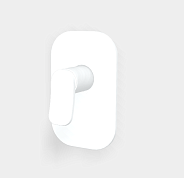 Смеситель для душа Fima Carlo Frattini Flo', на 1 потребитель, белый матовый (F3809X1BS)