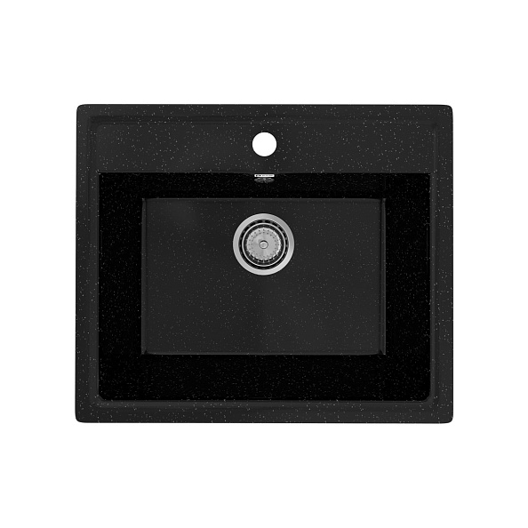 Кухонная мойка Practik PR-M-565-004 (без сифона), черный оникс