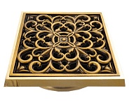 Решетка BRONZE DE LUXE "Узоры" для трапа (21962)
