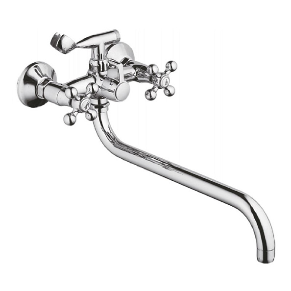 Смеситель для ванны Cron CN2619-2, хром