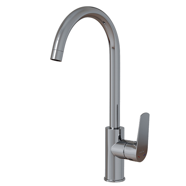 Смеситель для кухни 35k MIXLINE МЛ14-032(ML14-032)выс.излив б/отв бок.п/гайку (без подводки) (556614)