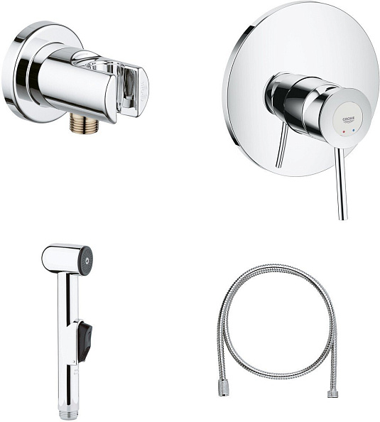 Набор для гигиенического душа Grohe BauClassic 124434