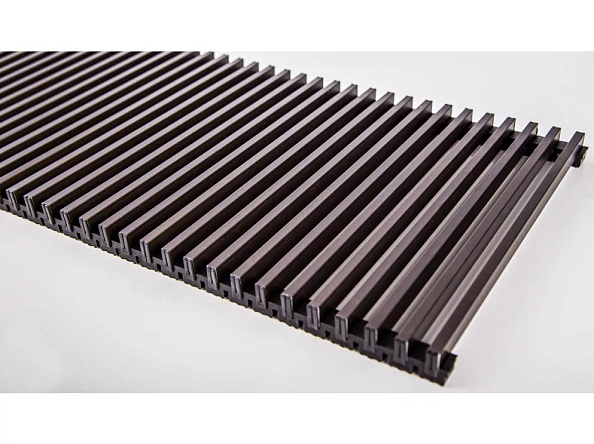 Решетка Techno PPA 350x4000 алюминиевая на полимерной основе (цвет Бронза)