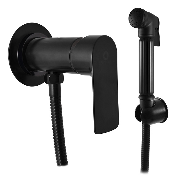 Гигиенический душ со смесителем Rav Slezak VLTAVA VT447/1CMAT, черный