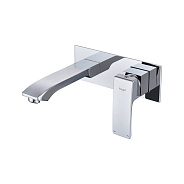 Смеситель Raglo R01.11 для раковины встраиваемый монолитный, хром