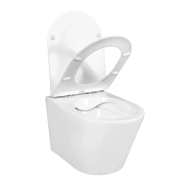 Set AQUATEK ВЕГА (рама AQUATEK Standard INS-0000012 с звукоиз.прокладкой+крепеж KKI-0000002+кнопкаKDI-0000009+унитаз ВЕГА AQ1905-00 с крышкой-сиденьем