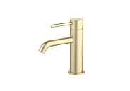 AQ1310BG ЕВРОПА смеситель для раковины 89, без донного клапана, шлиф. золото