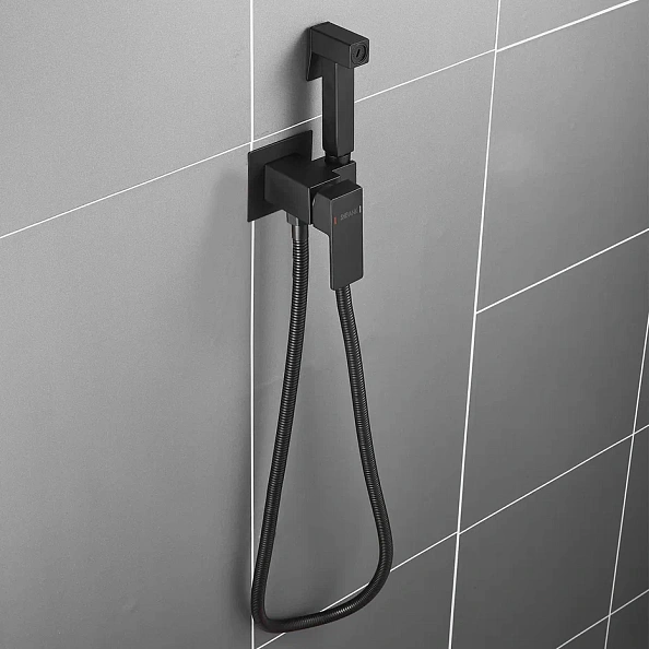 Гигиенический душ со смесителем Shevanik S127H, черный