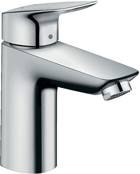 Смеситель Hansgrohe Logis для раковины 100 мм push-open хром (71107000)