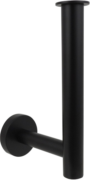 Бумагодержатель для запасного рулона AQUATEK ВЕГА AQ4007MB, матовый черный