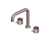 Смеситель для раковины Quadro design Source, золото розовое (12 96 OR)