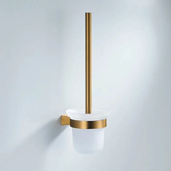 Ершик для унитаза Shevanik SG5700G, золотой сатин