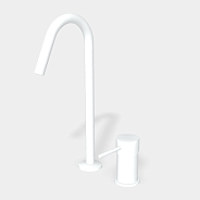 Смеситель для раковины Fima Carlo Frattini Spillo Up, белый матовый (F3271NCBS)