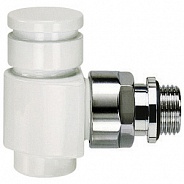 Клапан запорный SR Rubinetterie Prestige Minimal угловой 1/2", цвет белый (0353-1500VC0A)