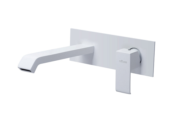 Смеситель для раковины Cezares Porta, белый матовый (PORTA-BLI-BIO)