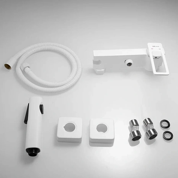 Гигиенический душ со смесителем Shevanik S6805C-1, белый