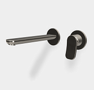 Смеситель для раковины Fima Carlo Frattini Flo', брашированный никель (F3821WLX8SN)