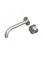 Смеситель для раковины Quadro design Stereo, сталь брашированная (16 11T AS)