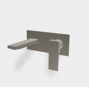 Смеситель для раковины Fima Carlo Frattini Zeta, брашированный никель (F3971WX5SN)