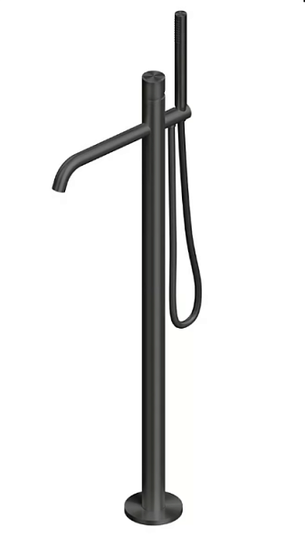 Смеситель для ванны и душа Quadro design Stereo, золото черное (16 62/1 ON)