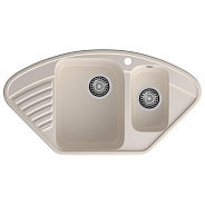 Кухонная мойка GranFest QUARZ 14, белый