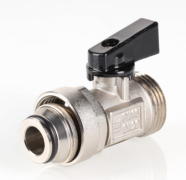 Valtec Кран шаровой коллекторный 3/4" евроконус для установки на распределительные коллекторы (VTc.720.NE.0005)