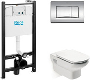 Комплект инсталляции с унитазом Roca ПЭК Dama Senso 893104090