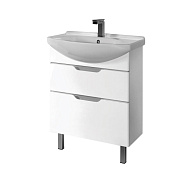 Тумба под раковину подвесная/напольная Dreja Laguna Plus 85 см, белый