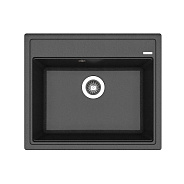 Мойка кухонная иск. камень Флорентина "Липси-600"  600х510 антрацит FSm (20.120.D0600.302)