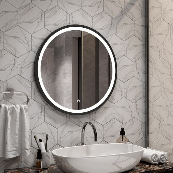 Зеркало с LED подсветкой Relisan ALISA Гл000026095, 80x80