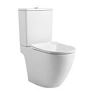 Унитаз-компакт напольный Aquatek Европа безободковый с бачком, торнадо (AQ2903T-00)