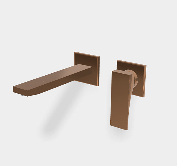 Смеситель для раковины Fima Carlo Frattini Zeta, бронза янтарна (F3971WLX8ZL)