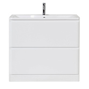База под раковину напольная BelBagno Albano 800х810х450 мм, Bianco Lucido (ALBANO-800-2C-PIA-BL)