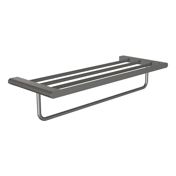Полка для полотенец Knotlor TR101GM, оружейная сталь