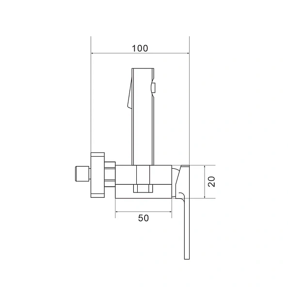 Гигиенический душ со смесителем Shevanik S6805H-1, черный