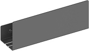 24952370000 UNIVERSALARTIKEL Полочка для душа 320x120x90 mm, темно-серый (RAL 7021)