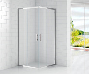 Душевой уголок Cezares Eco 90x90x190 мм, квадратный, хром (ECO-O-A-2-90-P-Cr)