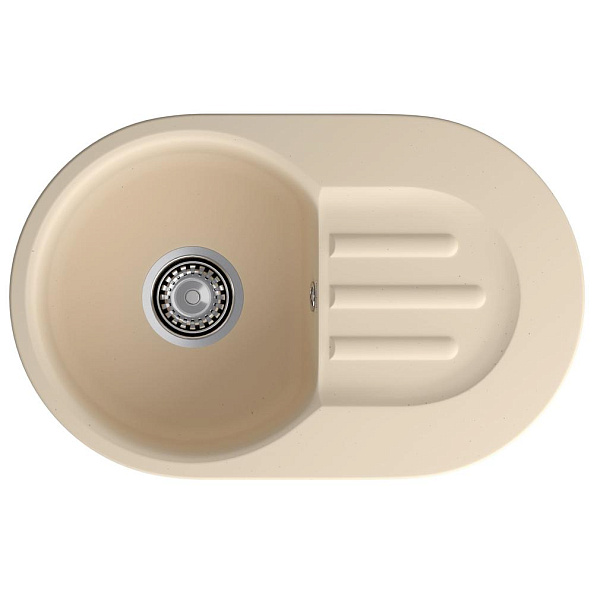 Кухонная мойка GranFest SMART 685L, бежевый