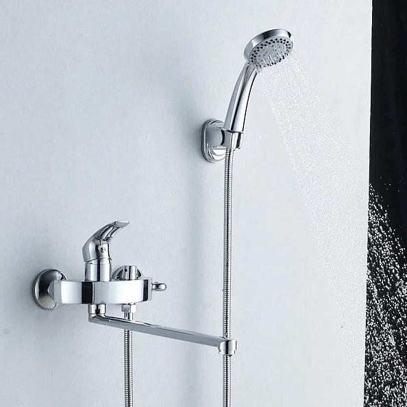 Смеситель для ванны Shevanik S5172, хром