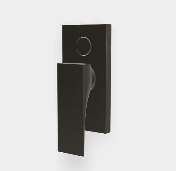 Смеситель для душа Fima Carlo Frattini Zeta, на 2 потребителя, брашированный черный хром (F3969E2CS)