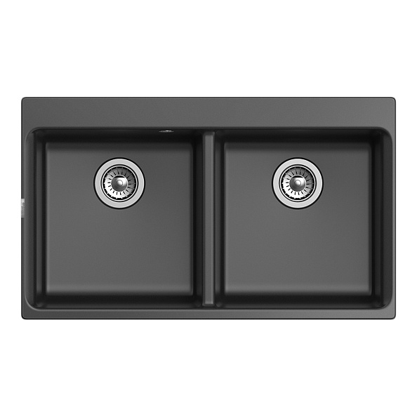 Кухонная мойка Rivelato AXEL X-90-2D, антрацит